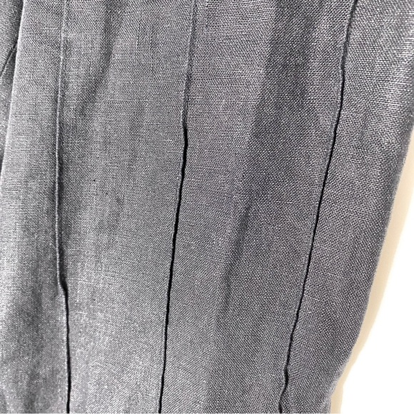 Bandolera Adds Black Linen High Rise Wide Leg Pants 4 (UK8) - Picture 7 of 15